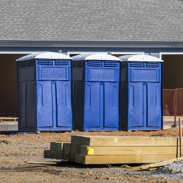 is there a specific order in which to place multiple porta potties in Lake Eunice Minnesota